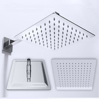 826W - 350 Square Shower Head / PG 6288A1B - Shower Head Arm