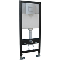 Durovin Bathrooms 1.16M Concealed Cistern Frame Match Wall Hung Toilet Set