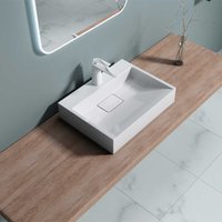 D819-500 - 1 Tap Hole Stone Basin - Colossum 19
