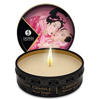 Shunga - Bougie de massage aux pétales de rose "Aphrodisia" - 30 ml