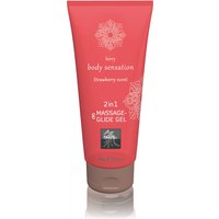 Gel de massage et glisse 2 en 1 - Fraise