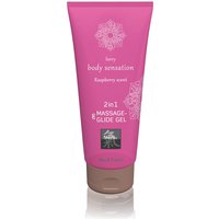 Shiatsu - Gel de massage et lubrifiant à la framboise - 200 ml