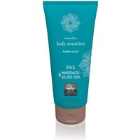 Gel de massage et glisse 2 en 1 - Ambre