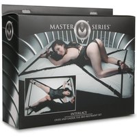 XR Brands - Ensemble de bondage pour lit - Noir