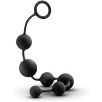 Anal Adventures - Chapelet anal en silicone - Noir
