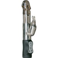 EasyToys - Vibro rabbit avec billes rotatives - Noir