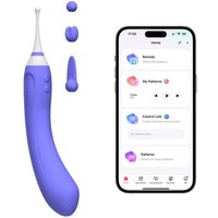 Lovense - Hyphy Vibromasseur clitoridien et pour point G avec deux extrémités
