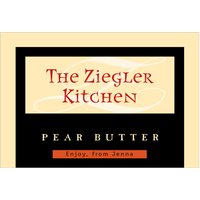 custom rectangular labels - gold and red - 23rd avenue (set of 250)