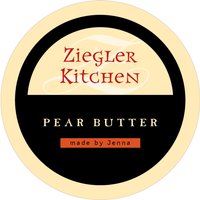 custom circle labels - gold and red - 23rd avenue (set of 250)