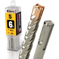 5x Bohrer SDS Plus Schaft - Ø:6 mm - GL: 160 mm