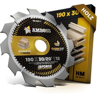HM Kreissägeblatt - 190 x 2.4/1.5 x 30 Z12 WZ