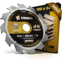 HM Kreissägeblatt - 190 x 1.5/1.0 x 30 Z18 WZ