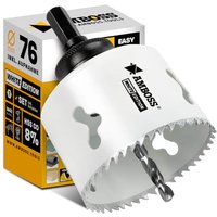 AMBOSS M42 Bimetall Lochsäge 76mm + Aufnahme