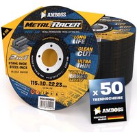 50x Amboss Metal Racer Trennscheibe | Ø115 mm - 1 mm - 22.23 mm |