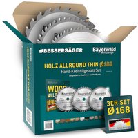 Bayerwald HOLZ ALLROUND Ø168 Akku-Handkreissägeblatt Set geeignet u.a. für Mafell
