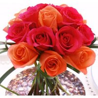 12 Wedding Roses Centerpieces