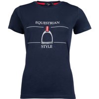 HKM T-Shirt Equine Sports Style Damen - dunkelblau, Größe S