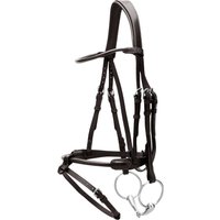 Dyon Round Leather Trense mit runden Lederdetails WBD