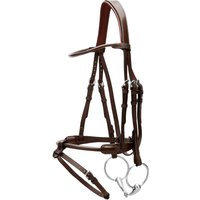 Dyon Round Leather Trense mit runden Lederdetails WBD