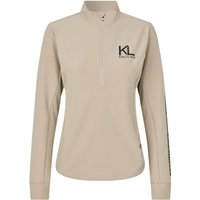 Kingsland KLNessa Ladies Fleece Anorak Damen - beige cobblestone, Größe XS