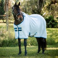 Horseware Amigo Bug Rug Fliegendecke - azure blue/navy & electric blue, Größe 115