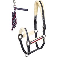 Tommy Hilfiger Equestrian Yale Set Kunstfell Halfter mit Führstrick