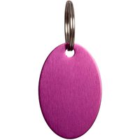Grooming Deluxe Name Plate "Oval" - purple, Größe M