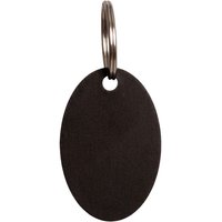 Grooming Deluxe Name Plate "Oval" - black, Größe M
