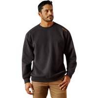 Ariat Rebar Lightweight Sweatshirt Herren - charcoal heather, Größe XS