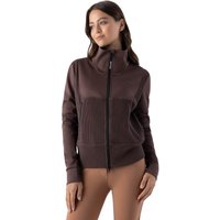 Equiline EQEMBRES Zip-Sweatshirt Damen - cocoa powder, Größe S