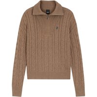 BOSS Equestrian HW 2026 Ella Zip Strickpullover Damen