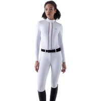 Equiline EQCOLO langarm Turniershirt Damen - white, Größe S