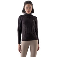 Equiline EQLOVER Pullover mit Stehkragen Damen - coffee bean, Größe XS