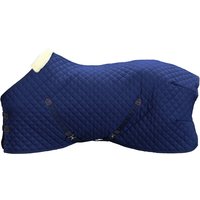 Kentucky Horsewear Stalldecke mit künstlichem Kaninchenfell 400g - navy, Größe 125