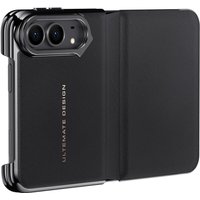 iPhone Duo Full Coverage Flip Phone Case with Metal Lens Holder and Magnetic Sleep Wake