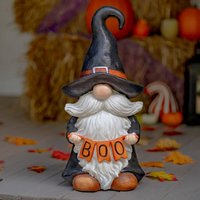 Freestanding Halloween Outdoor Decoration Figurine Yellow White and Black