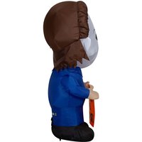 Michael Myers Halloween Inflatable Decoration with Treat Bag and Built In Light