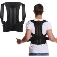 Adjustable Back Brace Posture Corrector with Lumbar Support Belt for Men and Women Breathable Shoulder Straightener