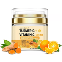 Glow Boosting Vitamin C Turmeric Moisturizing Repairing Cream, Anti-Aging Face Cream with Aloe Vera & Hyaluronic Acid