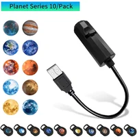 USB LED Projector Night Light – Christmas Halloween and Planet Wall Projection Lamp