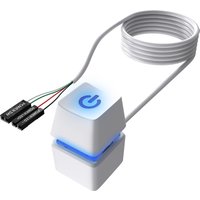 External PC Power Button Switch with LED Light and 5.9 FT Cable for Desktop Computers