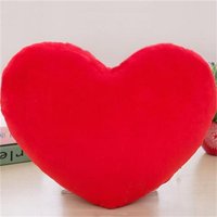 Heart Shaped Plush Pillow Soft Decorative Cushion for Valentine's Day