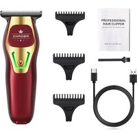 Professional T Blade Hair Trimmer for Men, Rechargeable Electric Clipper, Beard Shaver, Barber Haircut Machine Groomings