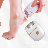 Electric Foot Grinder with Rechargeable Battery and Grinding Heads for Polishing Leather