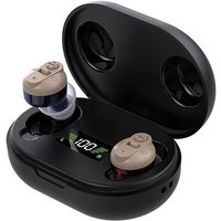 Rechargeable Invisible Hearing Aid with Noise Reduction & Digital Charging Display
