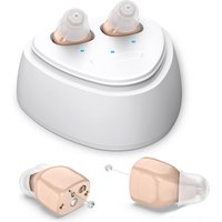 ClearTone Mini Invisible Hearing Amplifier with Charging Case for Seniors