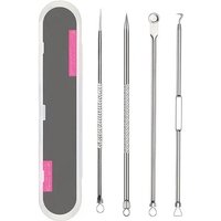 Precision Stainless Steel Blackhead Remover Tool Set for Acne, Whiteheads & Deep Pore Cleaning