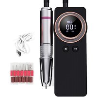 BLUEQUE 35000RPM Rechargeable Nail Drill Machine with LCD Display for Professional Nail Care