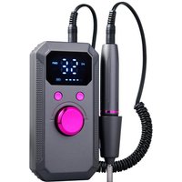 GLX 019 Rechargeable Electric Nail Drill with LED Display & Precision Speed Control
