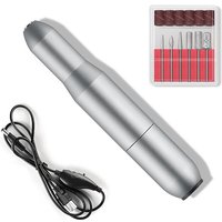 Portable Electric Nail Drill & USB Nail Polisher for Manicure and Pedicure Care